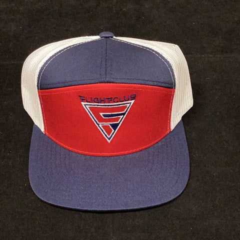 Hat - Nikko Locastro’s FLIGHT CLUB Arrow Trucker's Hat - 7 Panel