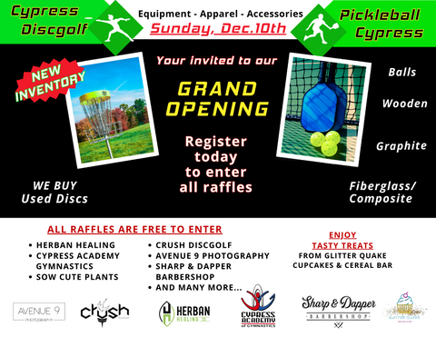Cypress Discgolf Co. Pro-Shop