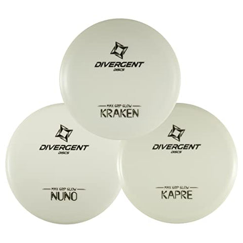 Glow Disc Golf Starter Set - Divergent Discs