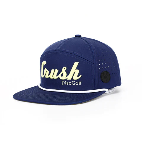 Hat - "Crush DiscGolf" Snapback Cap (7 panel)