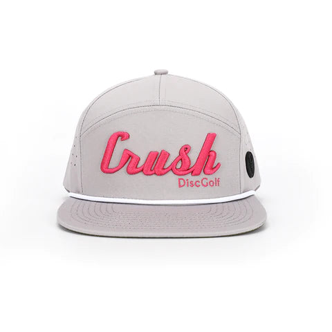 Hat - "Crush DiscGolf" Snapback Cap (7 panel)